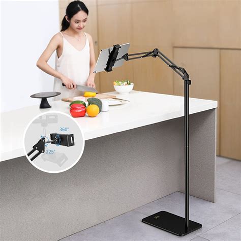 rotatable tablet floor stand